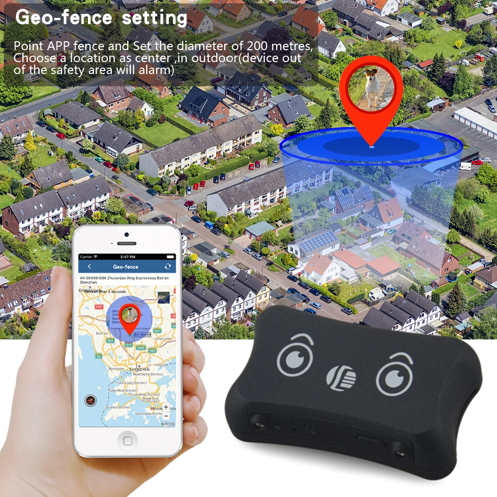 Мини gps-трекер для домашних животных TK200 водонепроницаемый IP66 gps-трекер для собак/кошек TK200 отслеживание в реальном времени низкая батарея сигнализация локаторы для стайлинга автомобилей