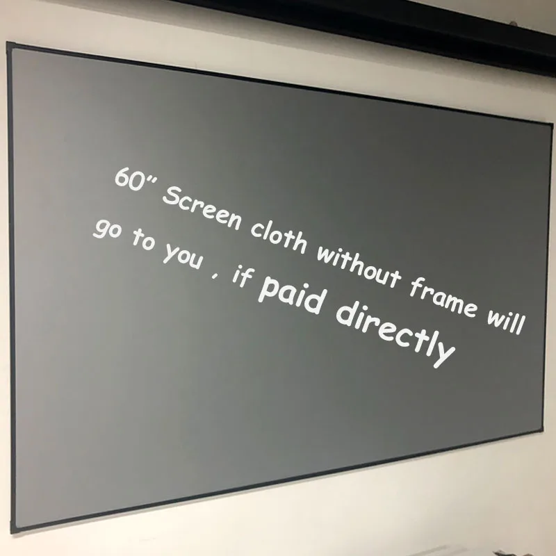 100-inch Ambient Light Rejecting ALR Projection Screen For Ultra Short