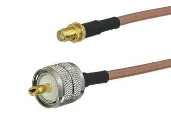 

1Pcs RG142 UHF PL259 Male plug to SMA Female jack Bulkhead Straight Connector RF Coaxial Jumper Pigtail Cable 6inch~10M