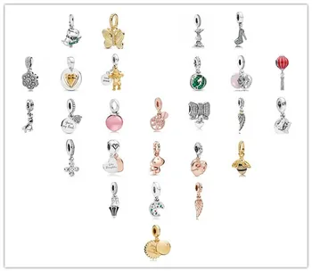 

925 Sterling Silver Dino The Dinosaur Punk Band Charm Beads Fit Women Pandora Bracelet & Necklace Diy Jewelry