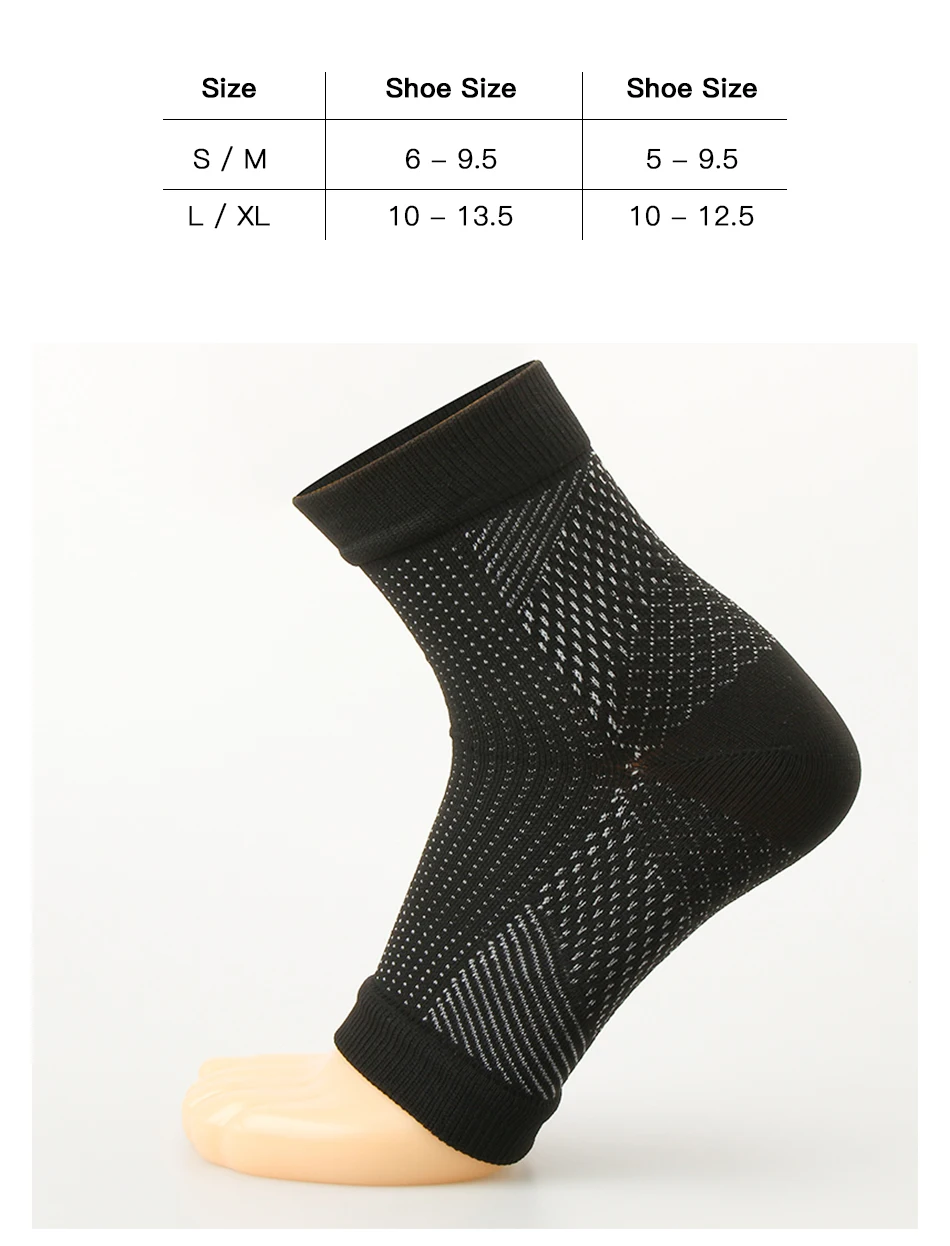 1 пара мужские Компрессионные носки покрытая цельной полиуретановой кожей ног с открытым носком эластичная повязка на головку с Для мужчин носки "дышащая" Поддержка мужские носки для улицы мужские носки