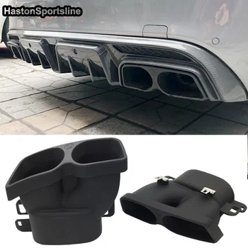 

For Brabus Style Exhaust Pipe Muffler for Mercedes-Benz C-Class W205 C63 AMG C180 C200 C250 C300
