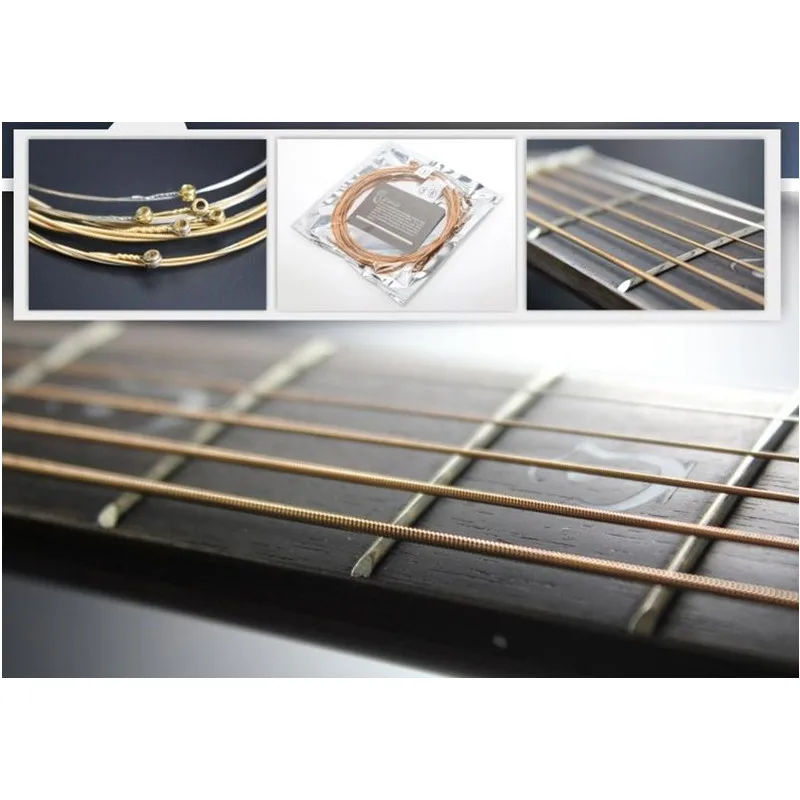 DP-012 ZIKO 012-053 акустические гитарные струны Гитары запчасти музыкальные инструменты оптом аксессуары 5 компл./лот
