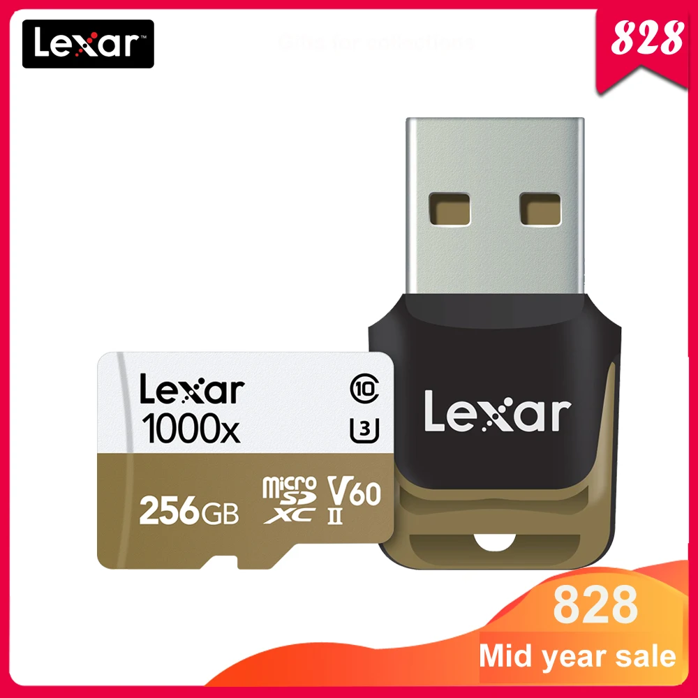 Lexar 150 МБ/с./с 1000x Micro SD карта 32 Гб класс 10 64 ГБ micro SDXC 128 ГБ tf карта памяти UHS для дрона спортивная видеокамера