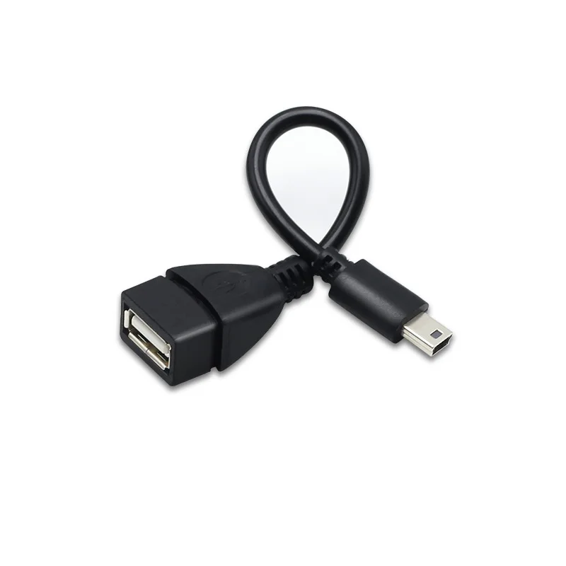 13,5 см автомобильный Micro USB папа к USB 2,0 мама OTG кабель адаптер для Android телефона планшета черный кабель батареи разъемы