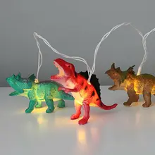 Dinosaur String Lights LED Battery Operated 10 Dinosaurs 1.7 Meters Long
