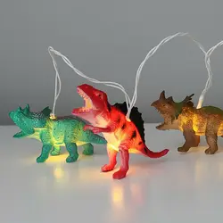 Dinosaur String Lights LED Battery Operated 10 Dinosaurs 1.7 Meters Long
