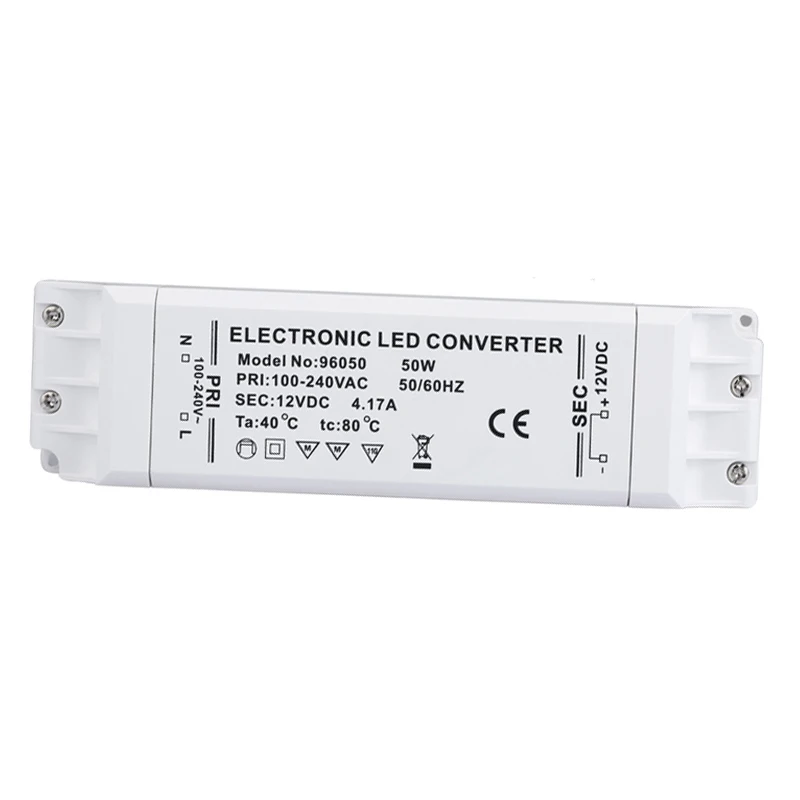 Промо-акция! Светодиодный трансформатор 12V DC 50W EMC источник питания 220-240 V без минимальной нагрузки