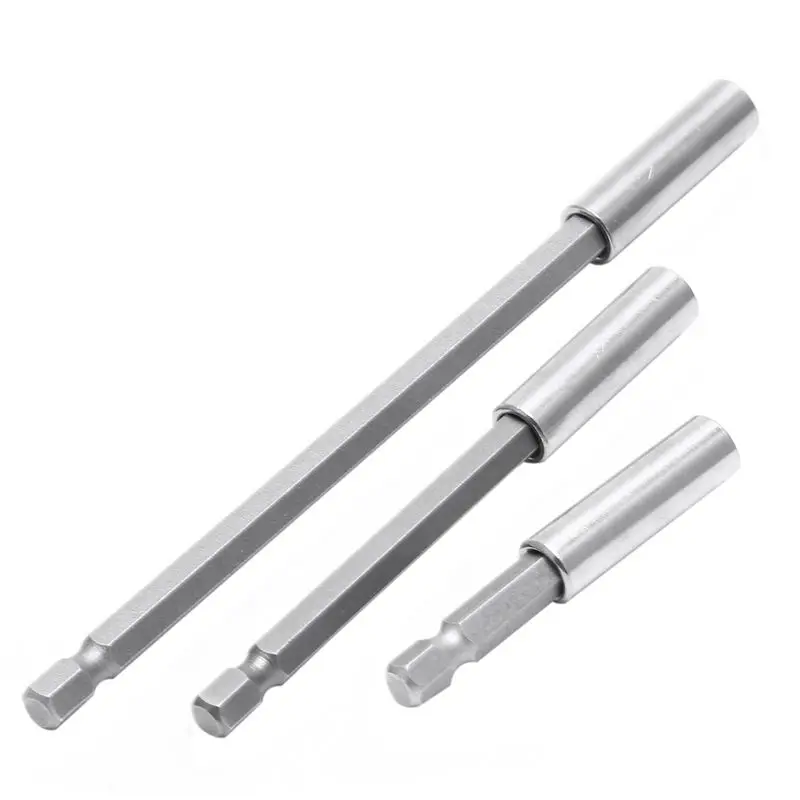 HLZS-3Pc 1/4 с шестигранной головкой Quick Release Магнитная отвертка 60/100/150 мм удлинитель для бит держатель