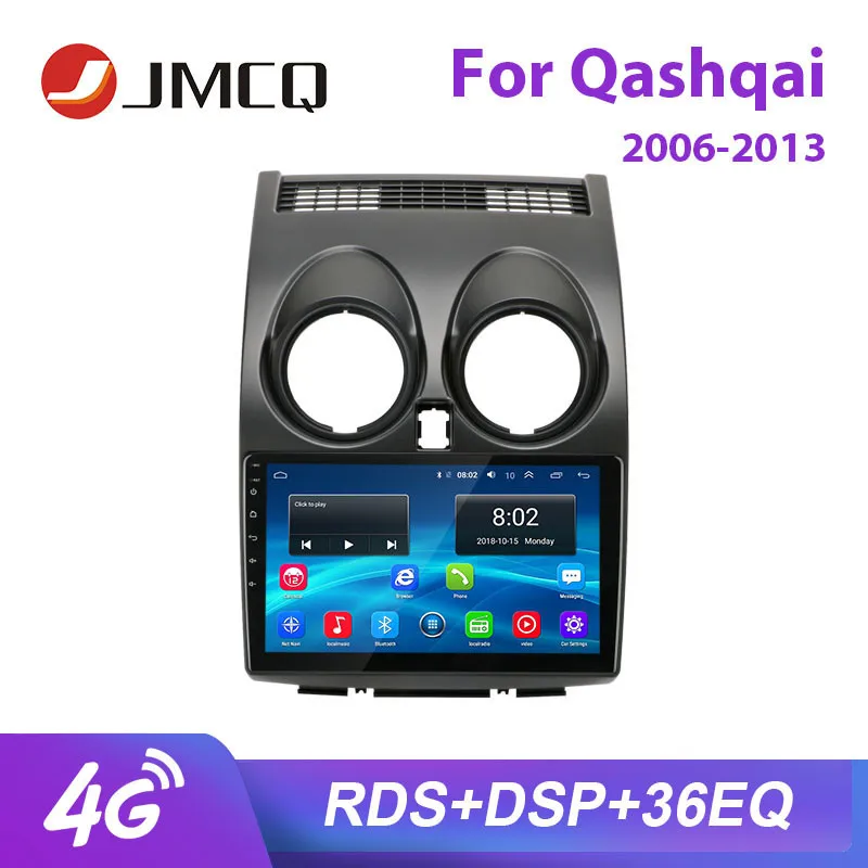 

JMCQ 9" RDS For Nissan Qashqai 2006-2013 Car Radio 2 Din Android player GPS Head Unit Multimedia Video Players Stereo with Frame