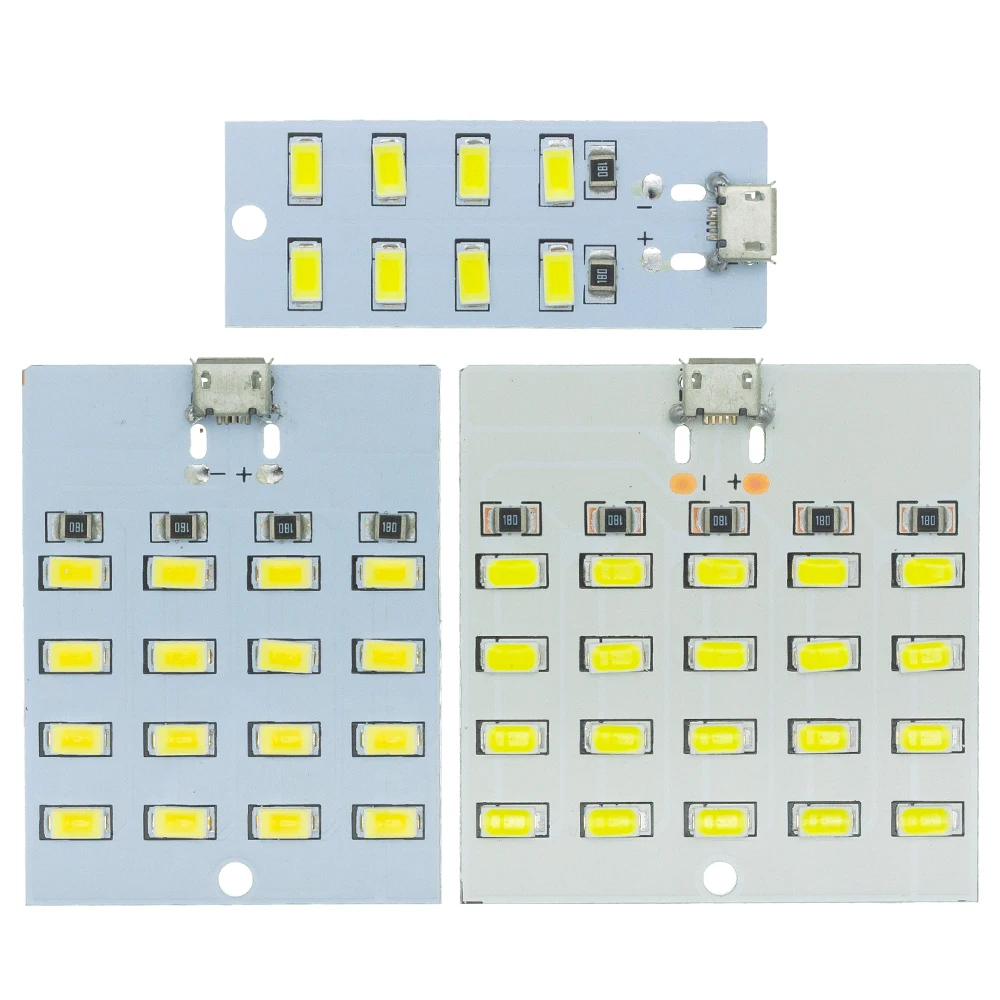 Street stall LED Board 8/16/20 Lamp beads light panel USB Mobile emergency Light | Электронные компоненты и
