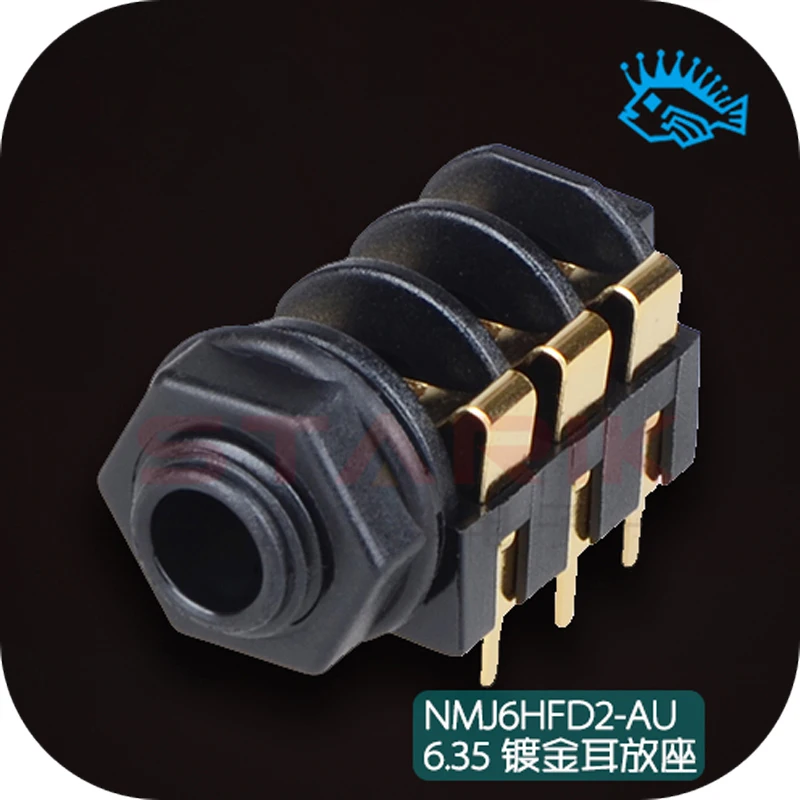 1 шт./5 шт. швейцарские Новые штативы 6 35 мм позолоченные наушники amp PCB|Коннекторы и