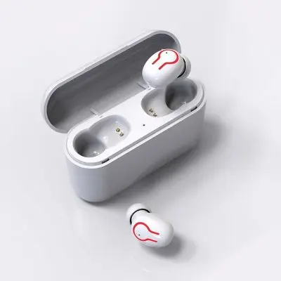 U white Bluetooth 5,0 наушники портативные HBQ TWS беспроводные наушники-вкладыши 3D стерео звук с микрофоном свободные руки спортивные наушники Авто сопряжение гарнитура - Цвет: U white