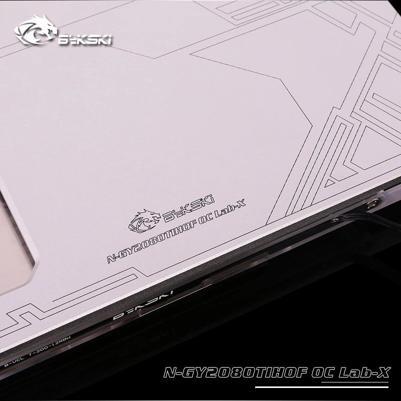 Bykski водного блока использовать для GALAX GEFORCE RTX 2080TI HOF OC Lab/полное покрытие медный радиаторный блок/RGB светильник поддержка AURA SYNC
