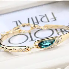 Хрустальный браслет ручной работы ювелирные изделия девушки день рождения подарок ко Дню Святого Валентина Стеклянные туфли браслет