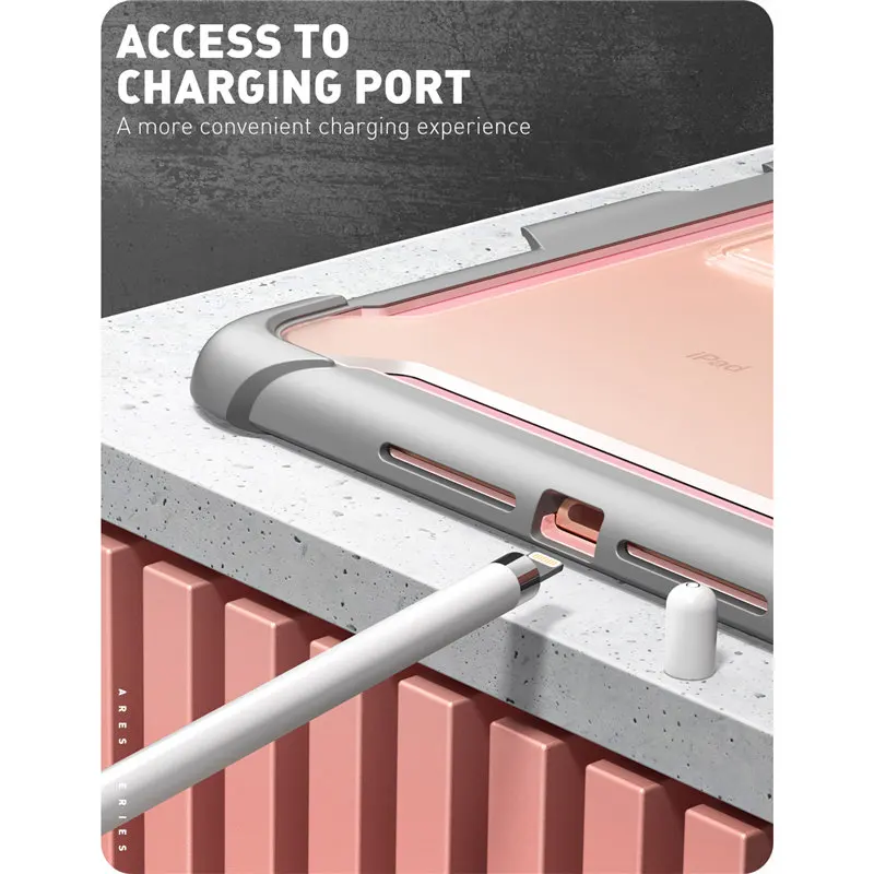 Premium Full-Body iPad Case with Kickstand, Built-in Screen Protector, and Pencil Holder