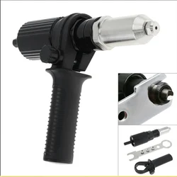 Machine à riveter électrique professionnelle sans fil, pistolet à écrou, accessoires de traction de noyau, pistolet de rivetage sans fil, perceuse adaptateur insérer des outils d'écrou 