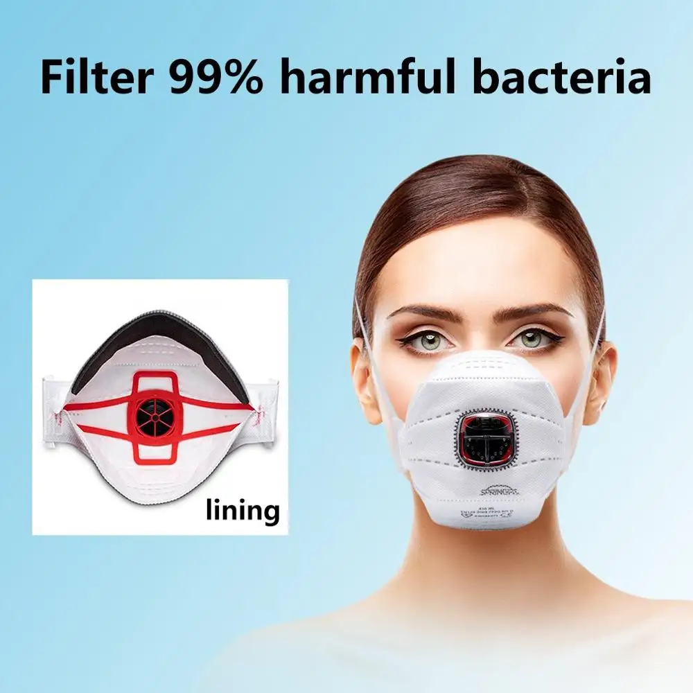 

In Stock! FFP3 FFP2 FFP1 KN95 Mask Adjustable Headband Dust-proof and Fog-proof FFP2 FFP1 KN95 N95 Mask Fast Shipping