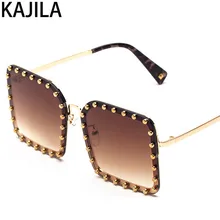 Новое поступление, негабаритное квадратное солнцезащитное стекло es для женщин, модное Черное Красное солнцезащитное стекло gafas de sol mujer 0629