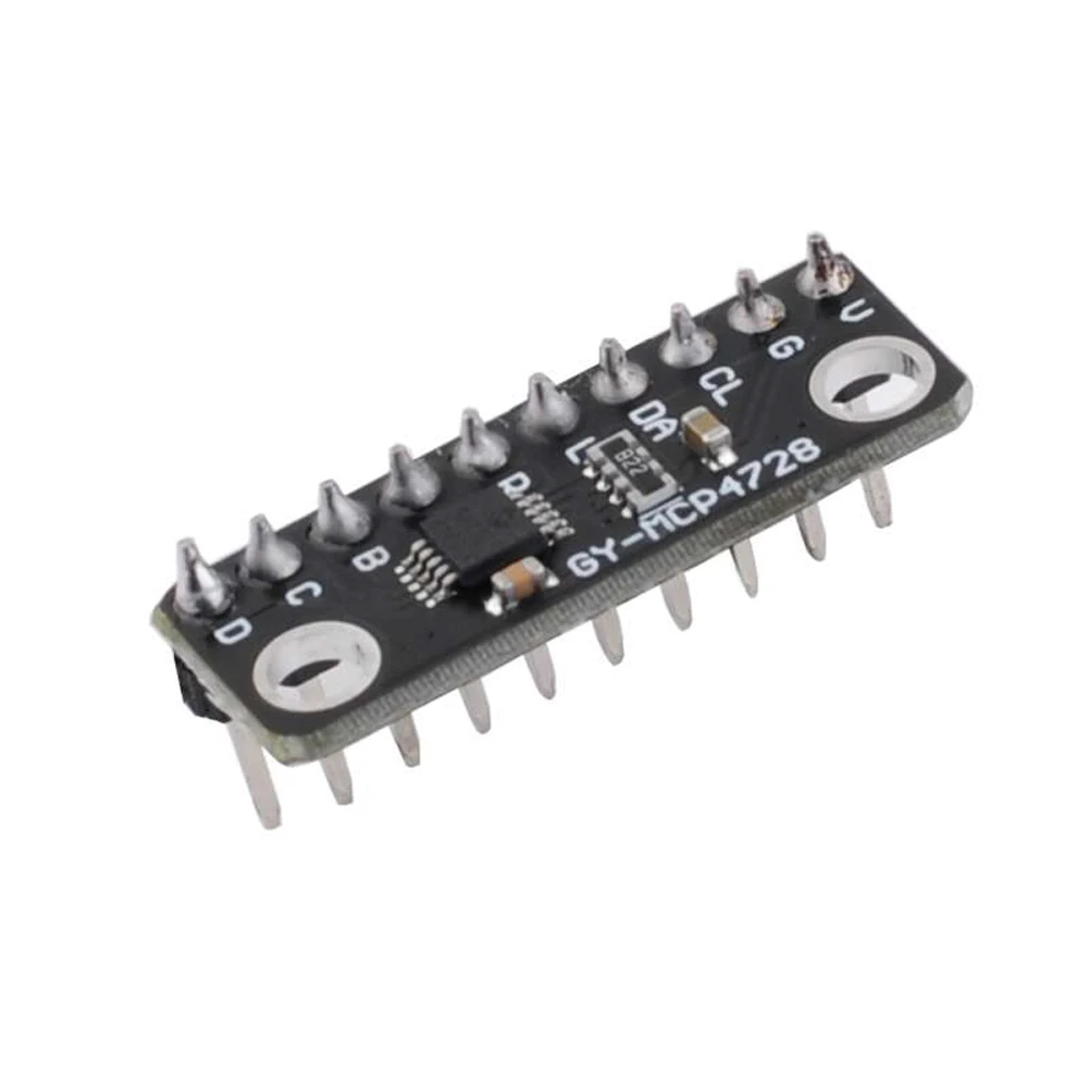Conversor Digital para Analógico Módulo Sensor Breakout Dac Cabeçalhos de Pinos Soldados 12bits 12bits I2c Mcp4728 Pcs Gy-mcp4728 - Image 3