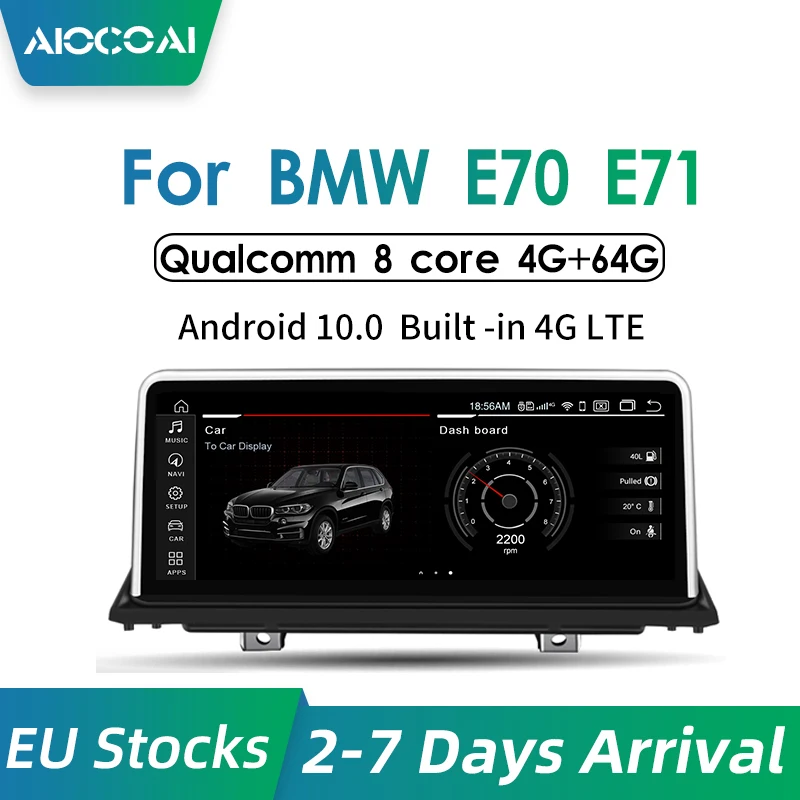 10 25 &quotAndroid 0 8 core автомобильный GPS навигации мультимедийный плеер Авто Радио для BMW
