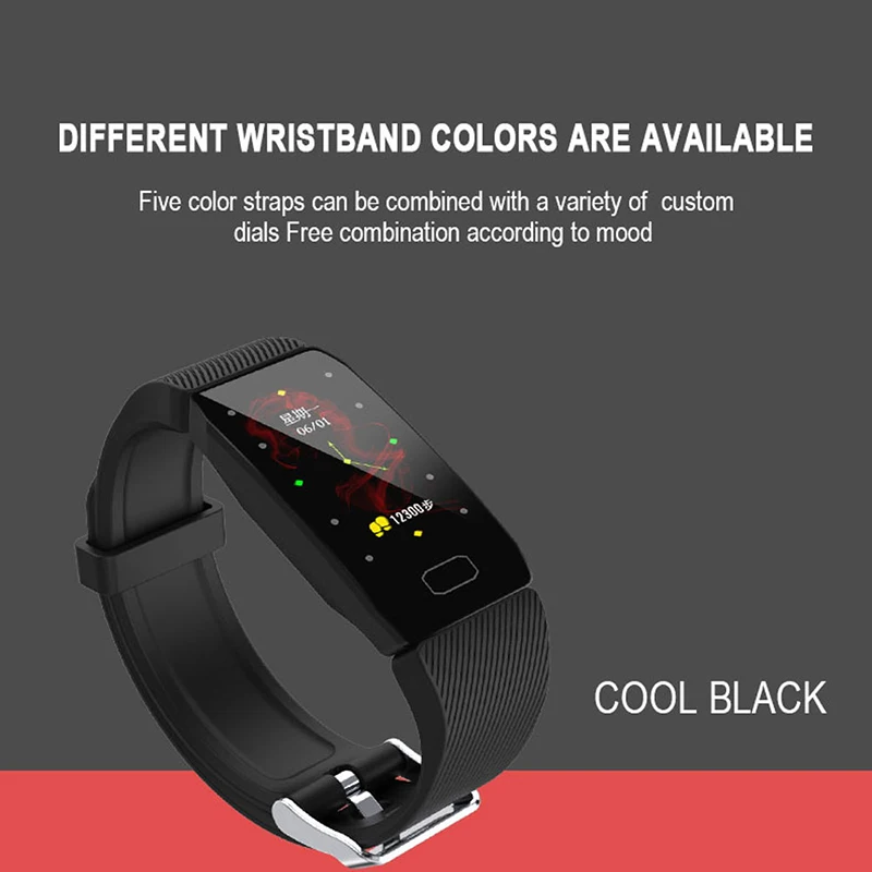 New Smart Bracelet Watch Women Men Unisex Sports Wristwatches Heart Rate Monitor Blood Pressure Electronic Silicone Band Watches