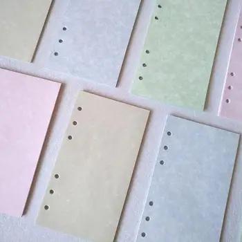 

Marble Pattern Notebook Colorful Notebook Accessories A5 Office Solid Color Planner Inners Filler Papers 40 sheet/ Set Inside