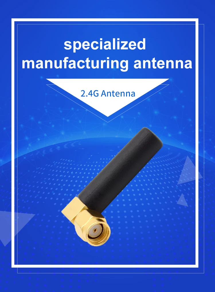 3dBi антенна Wifi с длинным диапазоном 2,4 ghz для маршрутизатора SMA Male Omni Whip SMA 2,4G антенна для связи