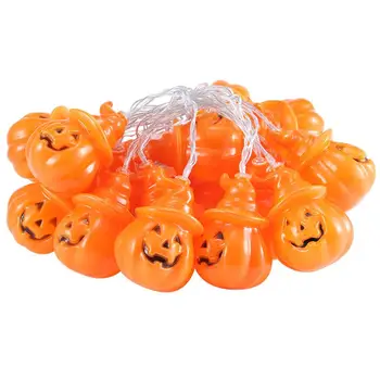 

1pc Halloween Led Pumpkin String Lights Halloween Venue Decoration Bar Decoration String Lights Party Decoration LED Light