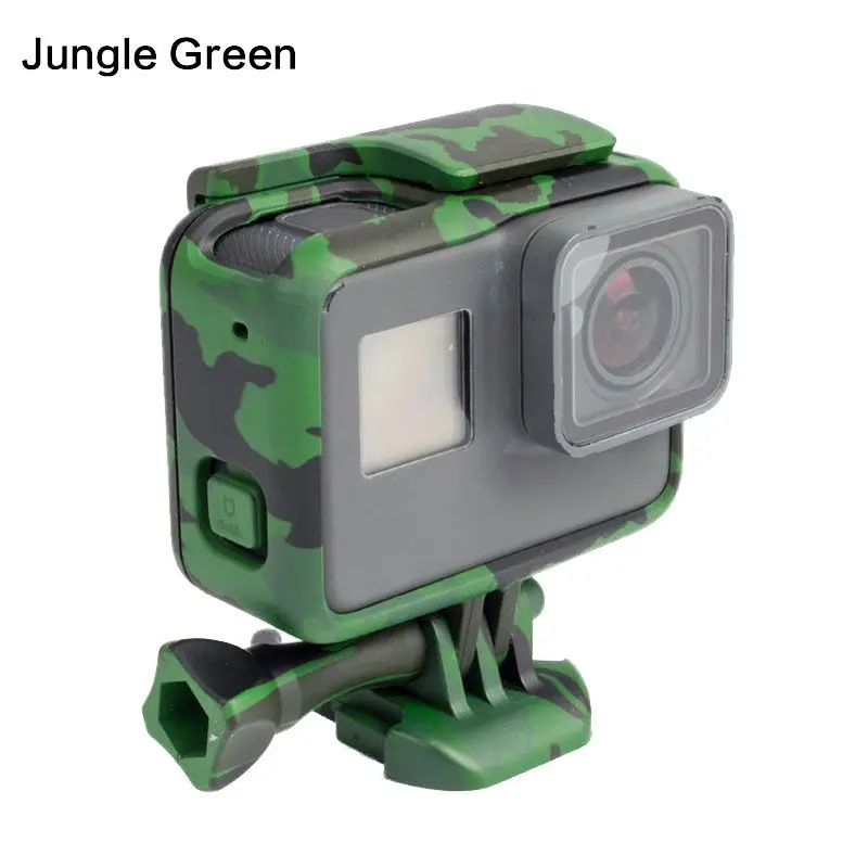 Портативная прочная антиосенняя камуфляжная цветная рамка для камеры Gopro 5 Hero 5 Gopro аксессуары