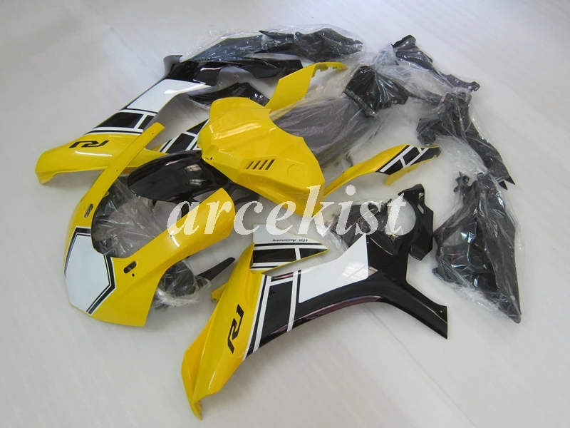 4 подарки(литьевая форма) ABS Полный обтекатели комплект подходит для YZF-R1 15 16 17 18 r1 желтый черный