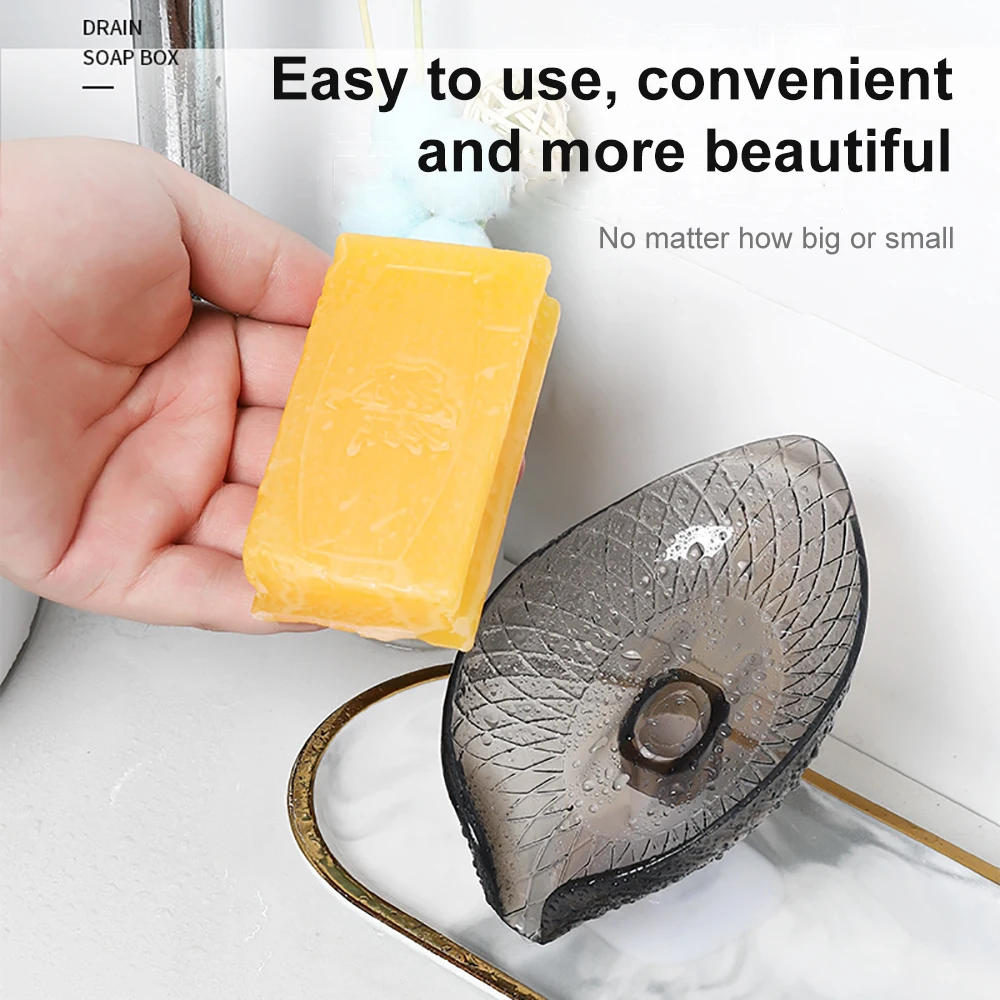 Portable suction cup soap dish – keep your soap and sponge within reach anywhere