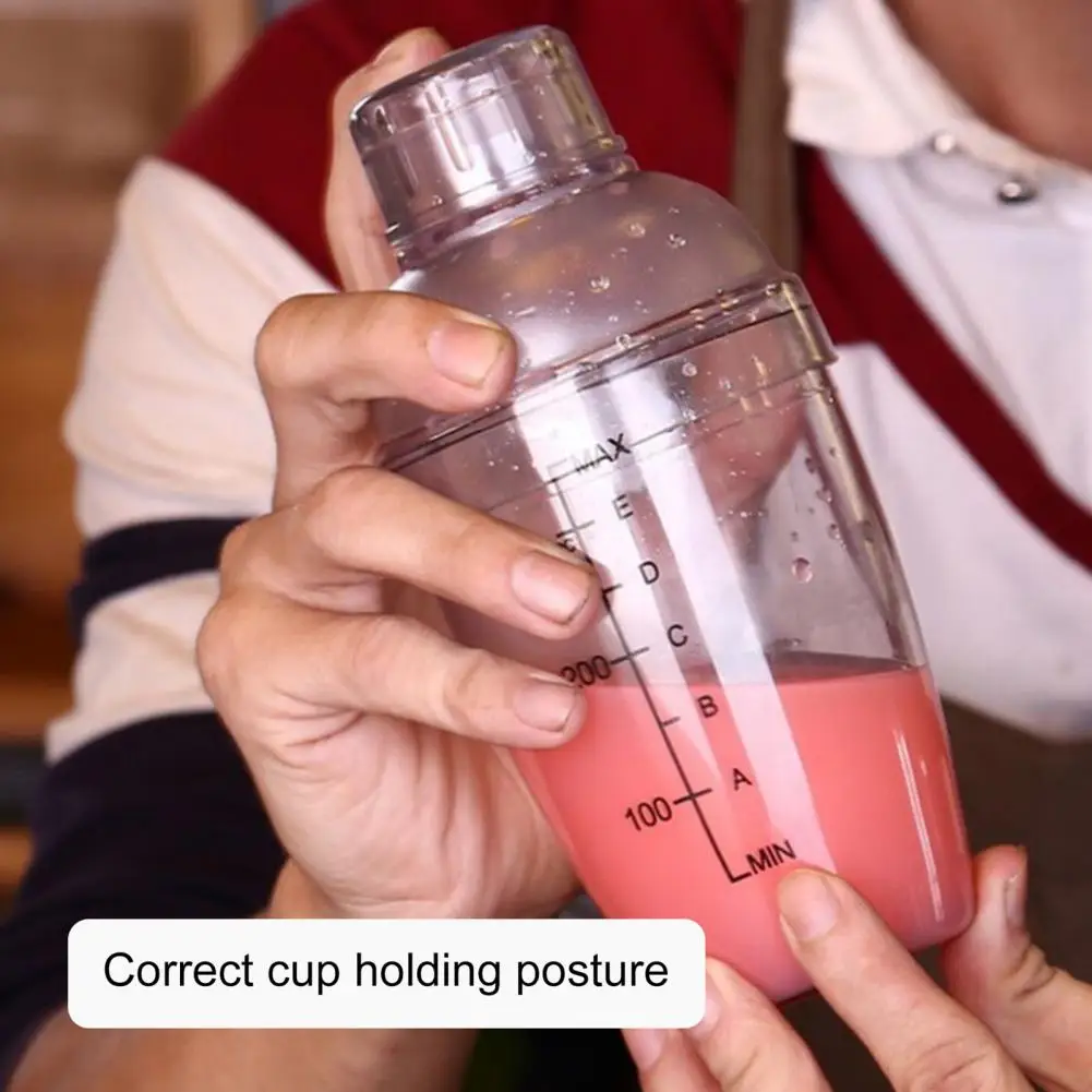 50%HOTLeak-Proof PC Cocktail Shaker With Scale Bartender Party Drink Mixer  Kitchen Gadgets - AliExpress