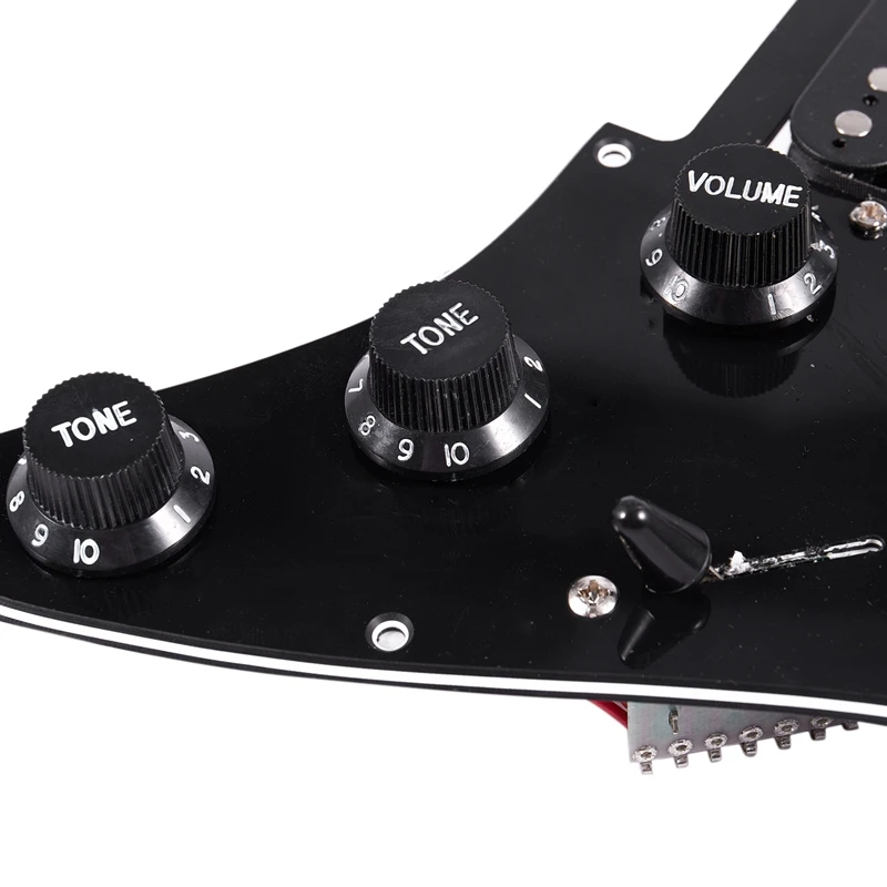 Загруженный Prewired электрогитара Pickguard 11 Hole Hsh звукосниматели Предварительно проводной однокатушный хамбакер магнит звукосниматели