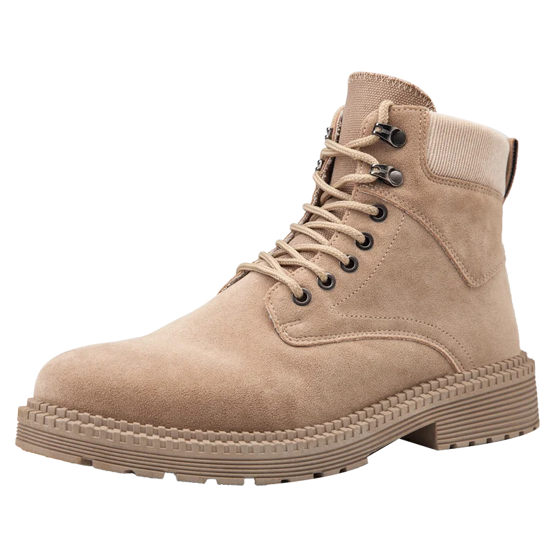 Men's high-top Martin boots classic men's shoes outdoor tooling shoes weaving laces inside breathable wear-resistant outsole