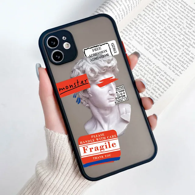 Case For iPhone 11 iPhone Cases XR Hard Fundas Apple 13 12 Pro Max Mini 7 8 6S 6 Plus X XS Max 12Pro Len Protection Phone Covers U124