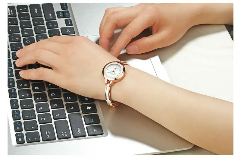 female clock