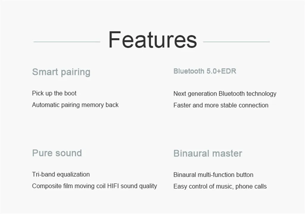 Wireless bluetooth headset
