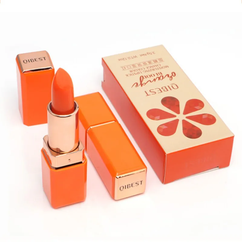 Warm color moisturizing waterproof blood orange temperature change lipstick Warm color moisturizing waterproof blood orange temperature change lipstick