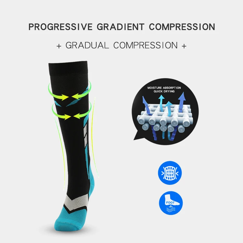 Compression Socks For Men Women Running Basketball Bicycle Sports