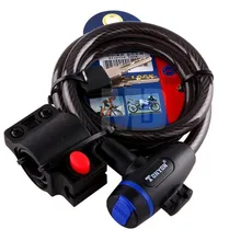 Универсальный замок TY533E для велосипеда/замок для горного велосипеда, замок для ключей, оборудование для верховой езды 1,2 м