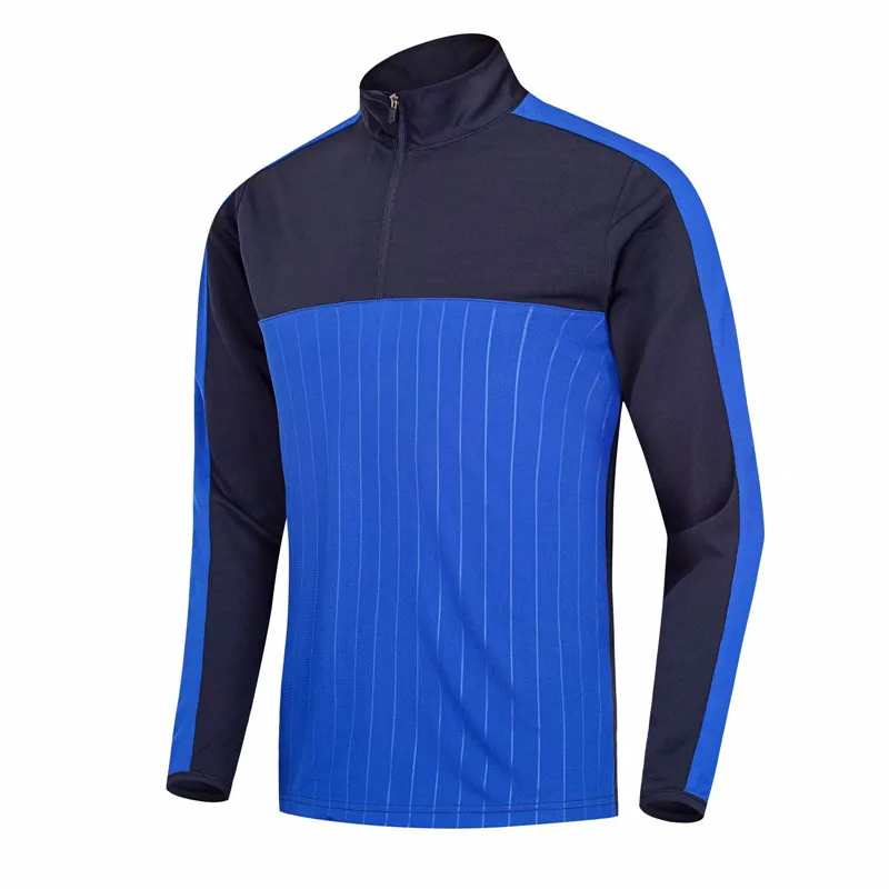 Новая футбольная куртка и футбольные штаны, тренировочный костюм для футбольного матча, пальто с длинным рукавом, спортивная одежда, футбольные наборы для бега на заказ - Цвет: Color G