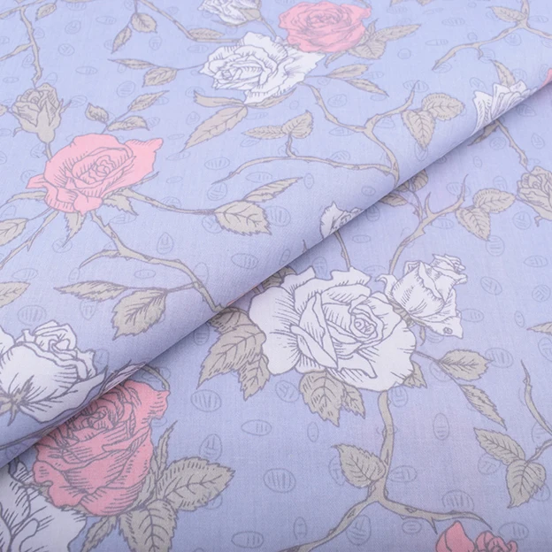 1 pcs 50x160cm Chainho, саржевая хлопковая ткань с принтом, плотная, мягкая, непрозрачная, Лоскутная одежда, DIY шитье и материал для стеганых изделий для ребенка и ребенка, полуметра - Цвет: 1 pcs 50x160cm