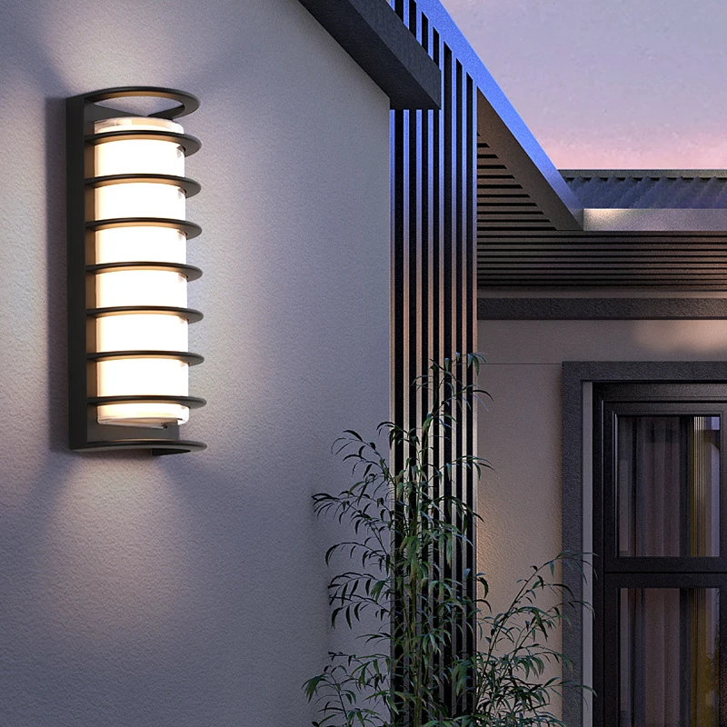 IP65 LED Wall Lamp Outdoor Waterproof Garden Porch Lighting Aluminum Indoor Bedroom Living Room Stairs Sconce Terrace Vestibule