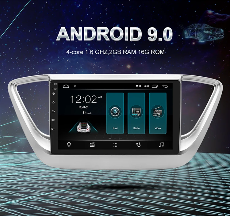 Discount EBILAEN Car Radio Multimedia Player For Hyundai  Solaris Verna 2017 2018 2Din Android 9.0 Autoradio GPS Navigation Tape Recorder 5