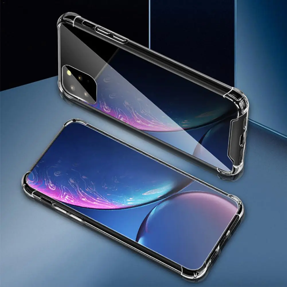 Анти-Царапины Крышка для IP11 XI Max 5,8/6,1/6,5 анти-столкновения Прозрачный мобильный телефон чехол ТПУ амортизация защитный чехол