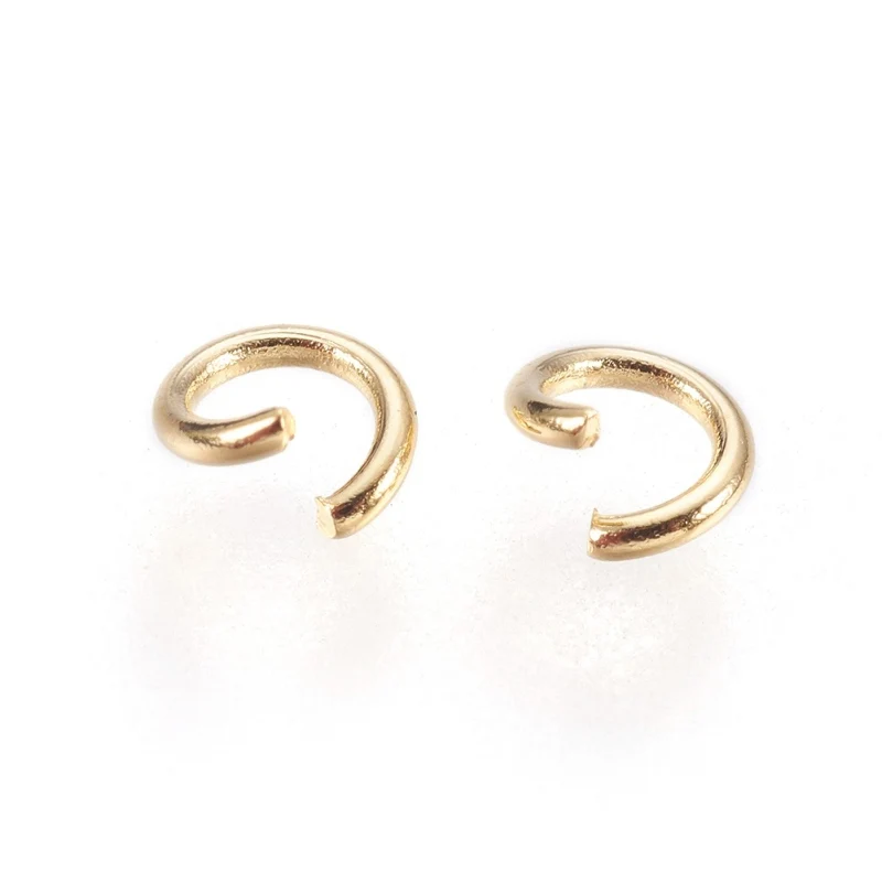 1 Bag 3mm 4mm 11mm Stainless Steel Open  Single Loops Jump Rings & Split Ring Wholesale Jewelry Findings