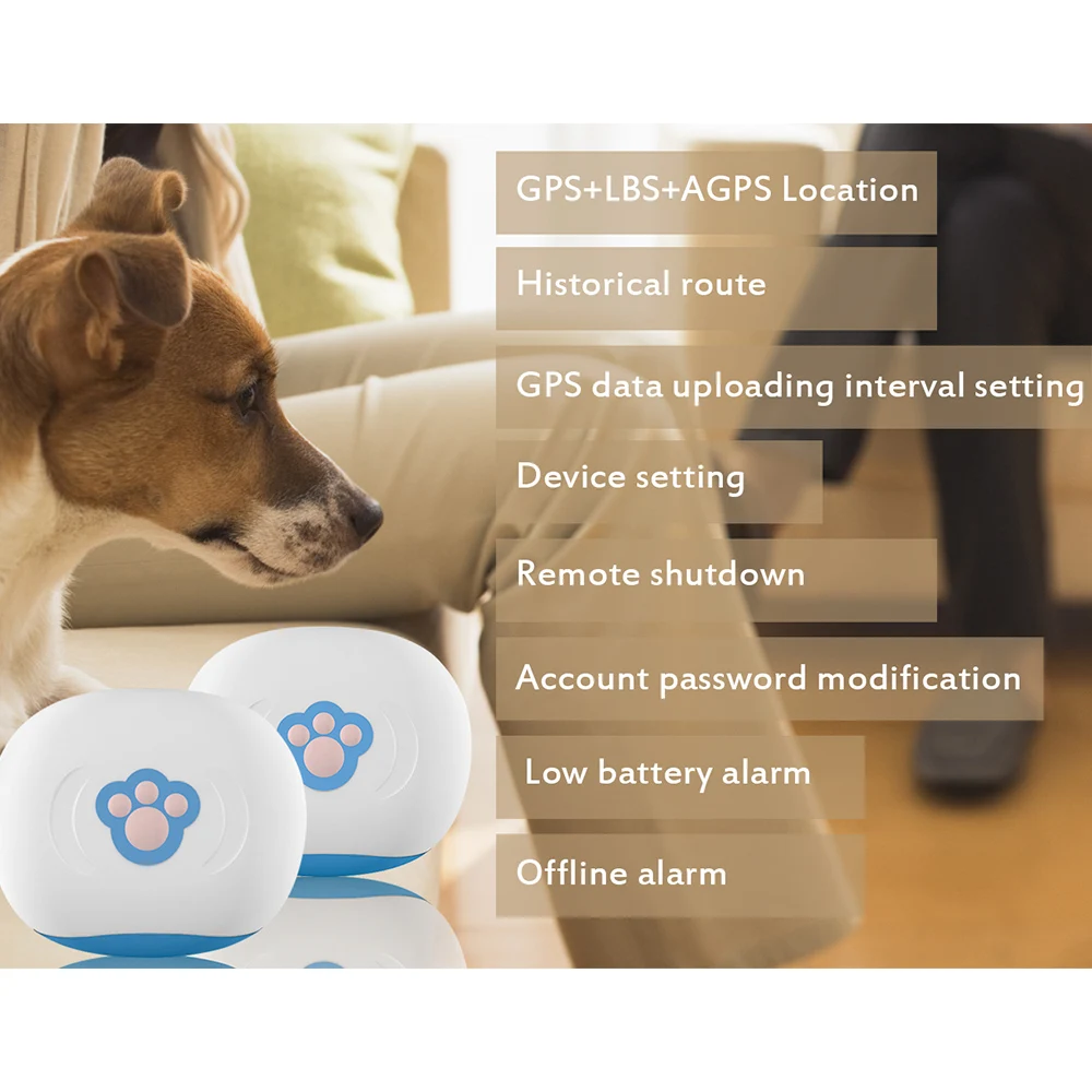 Pet Mini Smart водонепроницаемый, не выцветающий gps-трекер ошейник собака кошка глобальная SMS позиционирование гео-забор в реальном времени отслеживание локатор D20