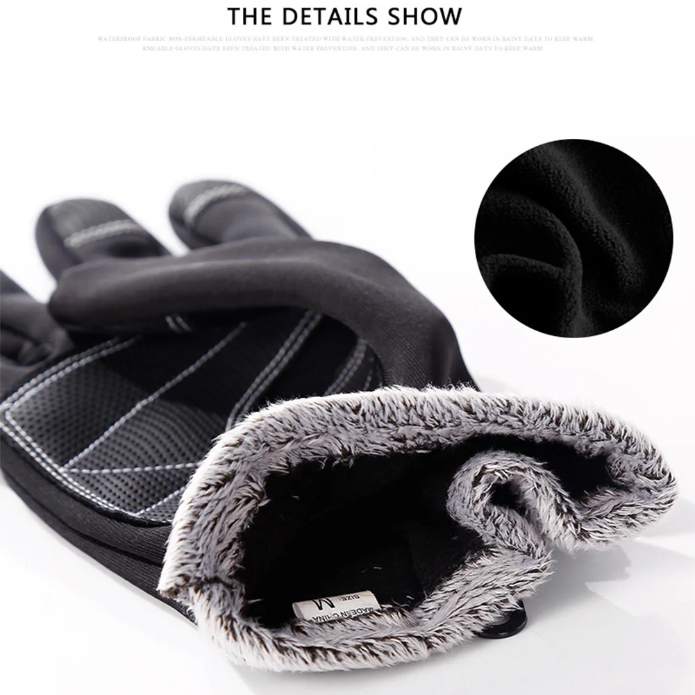 Touchscreen Winter Warm Gloves Climbing Riding Skiing Unisex Waterproof Bike Glove YA88