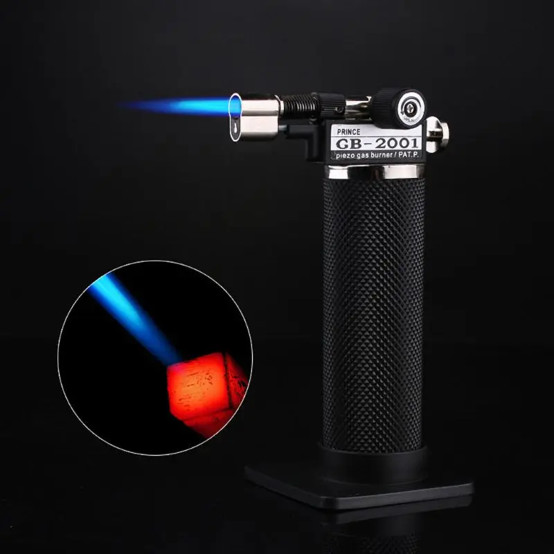 Micro Blow Torch Регулируемый пламенный золотой серебряный сварочный паяльник Ювелирное Украшение в Форме Факела